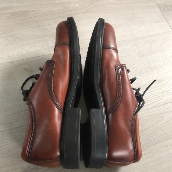 Dockers Brown Leather Cap Toe Shoes - Mens US Size 10.5 - Picture 7 of 14